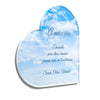 Plaque funéraire nuages 13 Plaquedeces.fr